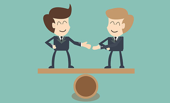Equilíbrio durante a negociação