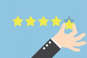 cinco estrelas nos customer reviews